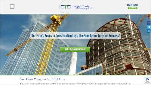 Nashville Web Design for Cooper, Travis & Company Cooper, Travis & Company