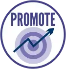 inbound marketing promotion icon